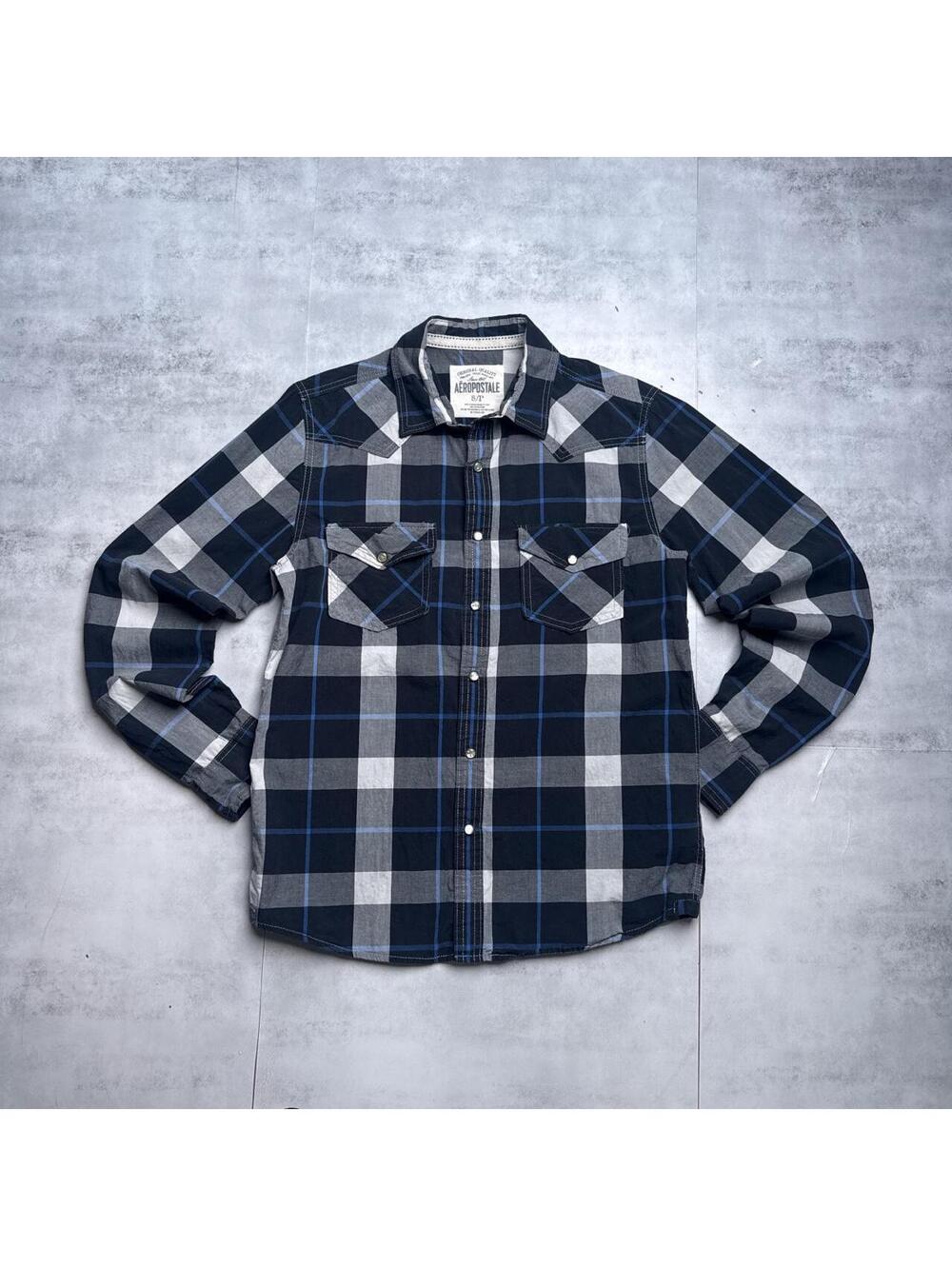 Y2K Aeropostale 00s Plaid Button Up Shirt